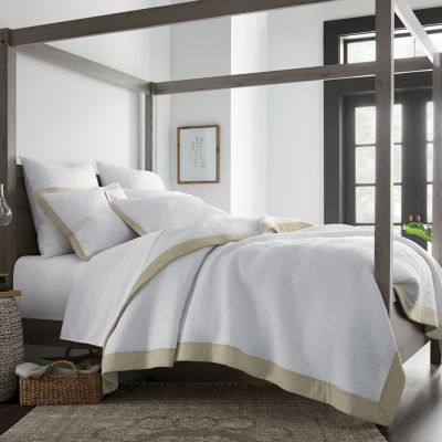 Linden Street Solana Quilt, Color Cool White JCPenney