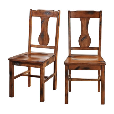 Huntsman 6-Piece Rustic Farmhouse Solid Wood Dining Set