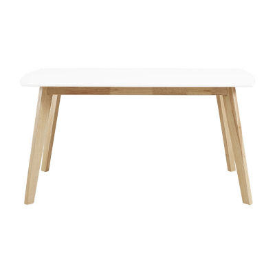 60" Retro Modern Wood Kitchen Dining Table