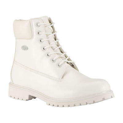 Lugz Mens Convoy Fleece Wide Block Heel Lace Up Boots JCPenney