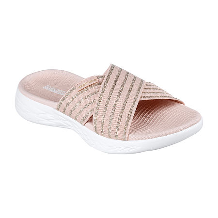  -Skechers Womens On The Go 600 Stunning Slide Sandals