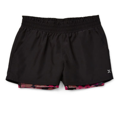 Xersion 2-In-1 Little & Big Girls Mid Rise Running Short