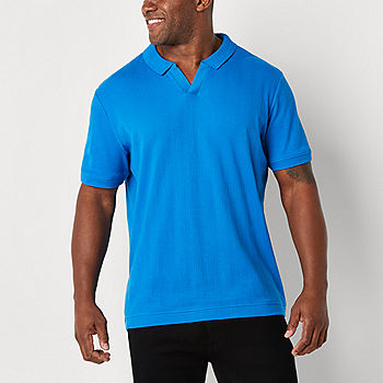 Humanistisk Modig Forbigående Shaquille O'Neal XLG Johnny Collar Big and Tall Mens Classic Fit Short  Sleeve Polo Shirt - JCPenney