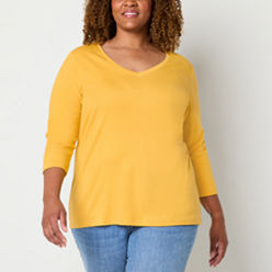 【MISCHIEF】FITTED 3-QUARTER SLEEVE TOP / MUSTARD Womens Long Sleeve Sun Shirt: Sunbuster 1/4 Zip | Title Nine