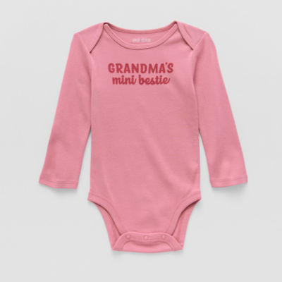 Okie Dokie Baby Girls Long Sleeve Bodysuit