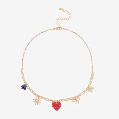 Bijoux Bar Womens 16 Inch Link Chain Necklace