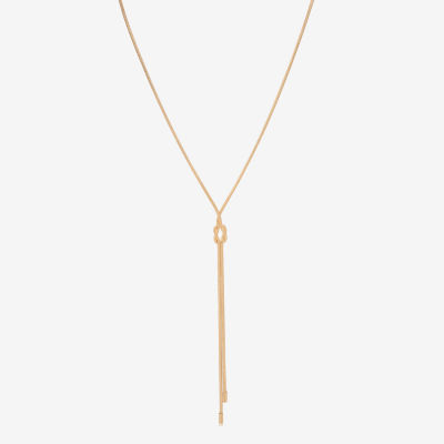 Bijoux Bar Womens Stainless Steel 18 Inch Y Necklace