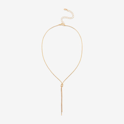 Bijoux Bar Womens Stainless Steel 18 Inch Y Necklace