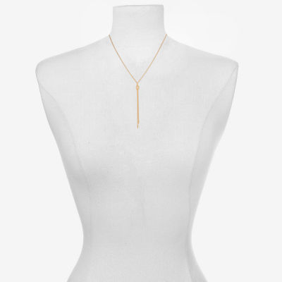 Bijoux Bar Womens Stainless Steel 18 Inch Y Necklace