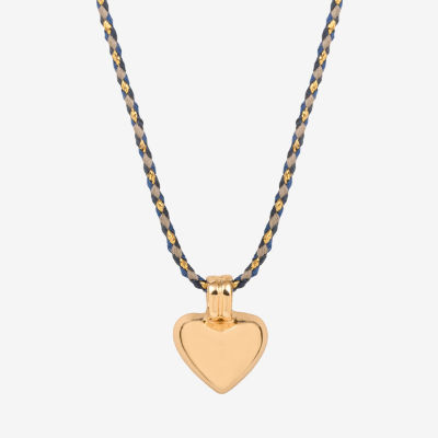 Bijoux Bar Womens Heart 16 Inch Pendant Necklace