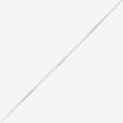 Womens 14K Gold Inch Box Chain Necklace