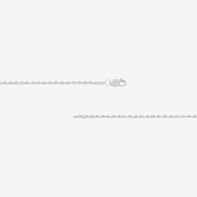 Womens 14K Gold Inch Rope Chain Necklace