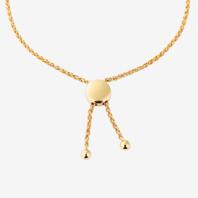 Harry Potter (F / Si2) Womens Diamond Accent Lab Grown White Diamond 14K Gold Over Silver Bolo Bracelet