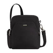 Travelon Anti-Theft Classic Tour Crossbody Bag-JCPenney, Color: Black