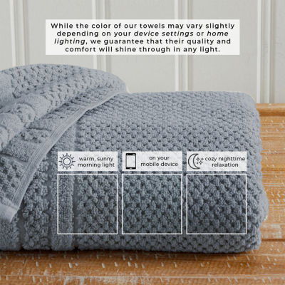 Linery Cotton Checkered Weave -pc. Quick Dry Bath Towel Set