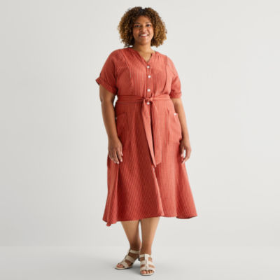 green emerald velvet dress Sweetheart Short Sleeve Fit & Flare Dress main image 1