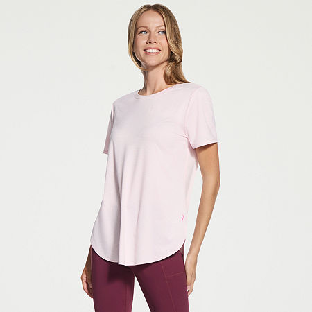 Skechers Women's GO DRI SWIFT Tunic Tee, Large, Pink