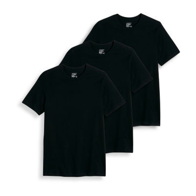 Jockey Classic Mens 3 Pack Short Sleeve Crew Neck T-Shirt