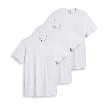 Jockey Generation™ Men's Stay New Cotton 3pk Crewneck Short Sleeve T-Shirt  - Black XL