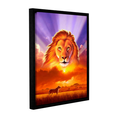 Brushstone The Lion King Gallery Wrapped Floater-Framed Canvas Wall Art