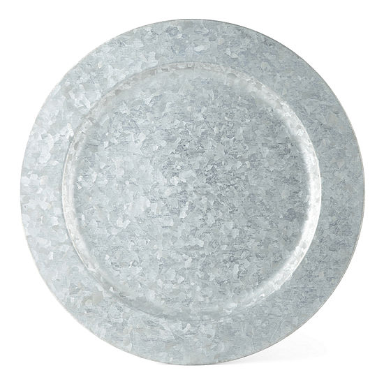 Linden Street Galvanized Iron Charger Plate