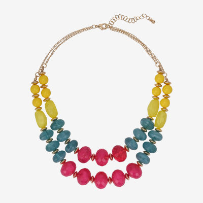 Mixit 18 Inch Curb Beaded Necklace