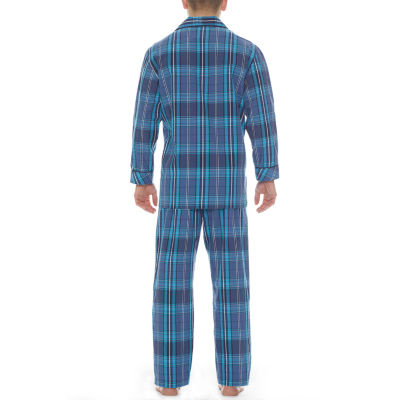 Residence Mens Big Long Sleeve 2-pc. Pant Pajama Set
