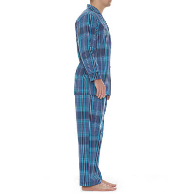 Residence Mens Big Long Sleeve 2-pc. Pant Pajama Set