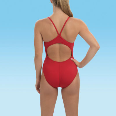 Dolfin Reliance Solid V-Back Womens One Piece Swimsuit
