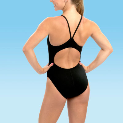 Dolfin Reliance Solid V-Back Womens One Piece Swimsuit