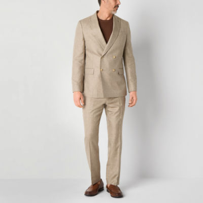 Stafford Mens Slim Striped Slim Fit Suit Jacket