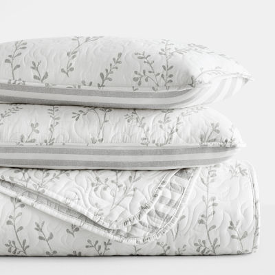 Casual Comfort Vines Reversible Quilt Set