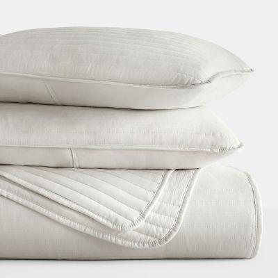 Casual Comfort Stripe Stitch Quilt Set