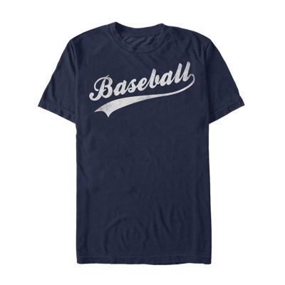Mens Short Sleeve Baseball Graphic T-Shirt