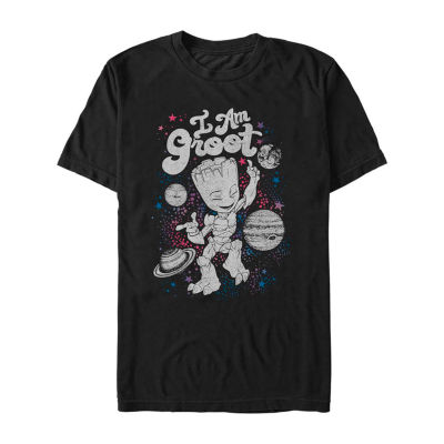 Mens Short Sleeve Groot Graphic T-Shirt