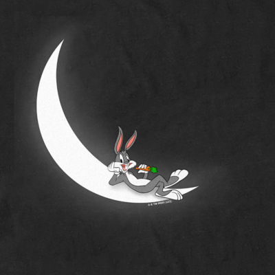 Mens Short Sleeve Bugs Bunny Graphic T-Shirt