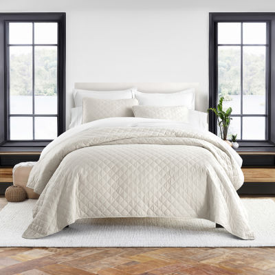 Casual Comfort Diamond Stitch Quilt Set