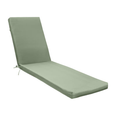 Outdoor Dècor 22 X 73 In Solid Olefin Textured Lounger Fade Resistant Patio Chair Cushion