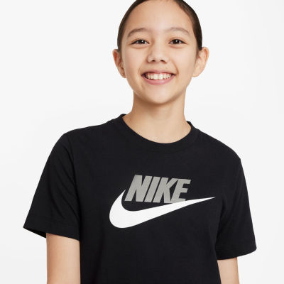 Nike Big Kid Unisex Crew Neck Short Sleeve Regular Fit Graphic T-Shirt