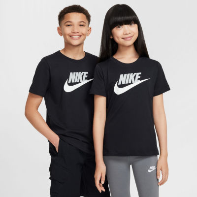 Nike Big Kid Unisex Crew Neck Short Sleeve Regular Fit Graphic T-Shirt