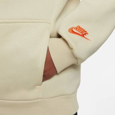 Nike Club Waffle Big Kid Unisex Long Sleeve Fleece Active Hoodie