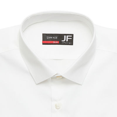 J. Ferrar Ultra Comfort Mens Slim Fit Easy Care Stretch Fabric Long Sleeve Dress Shirt