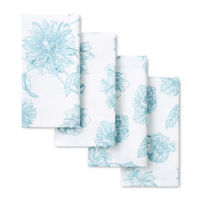 Fiesta Botanical Floral 4-pc. Napkins