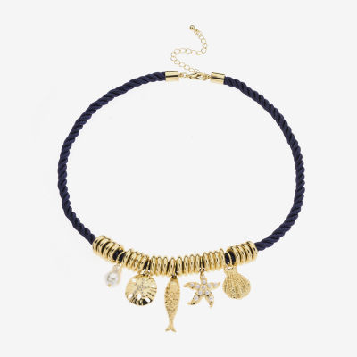 Bijoux Bar Womens 21 Inch Statement Necklace