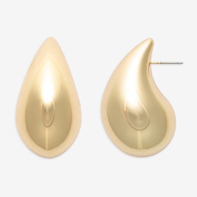 Bold Elements Gold Tone Womens Drop Earrings
