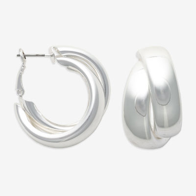 Bold Elements Womens 22.1mm Hoop Earrings