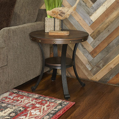 Franklin Chairside Table, Color Oak JCPenney