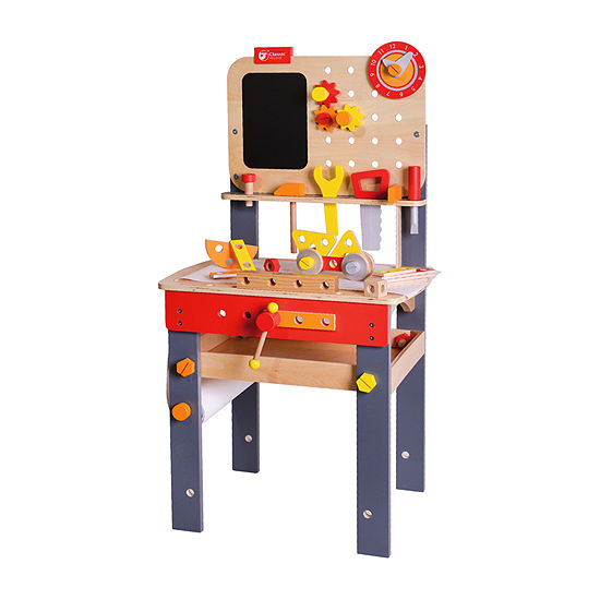 Carpenter Workbench With Tools By Classic World Toys