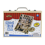 16pc Metal Tool Kit With Wood Box