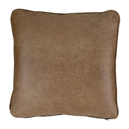 Signature Design By Ashley Cortnie Square Throw Pillow, One Size, Brown